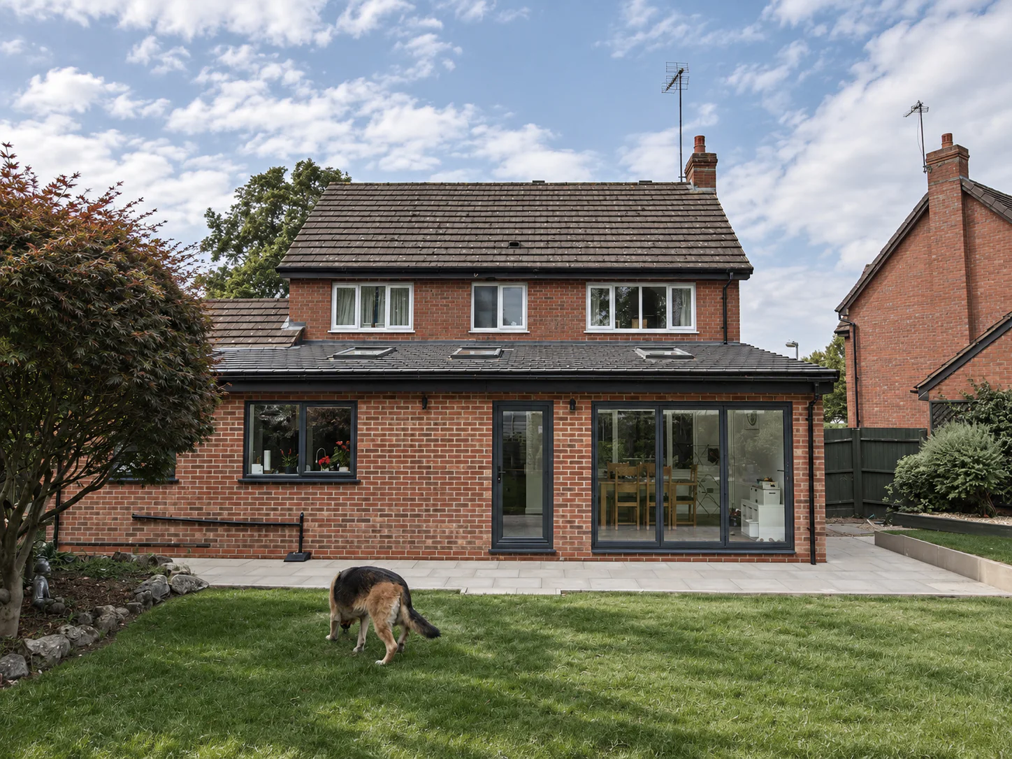 Completed residential extension